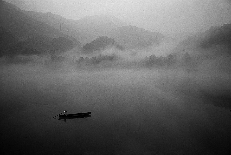 Xiaodongjiang river scenery near Zixing