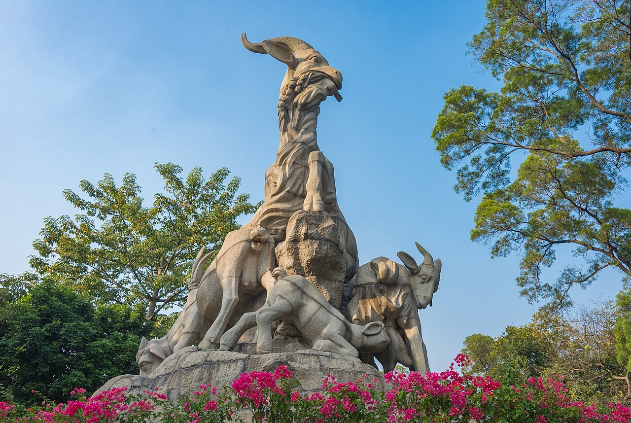 Five-Ram Statue in Yuexiu Park