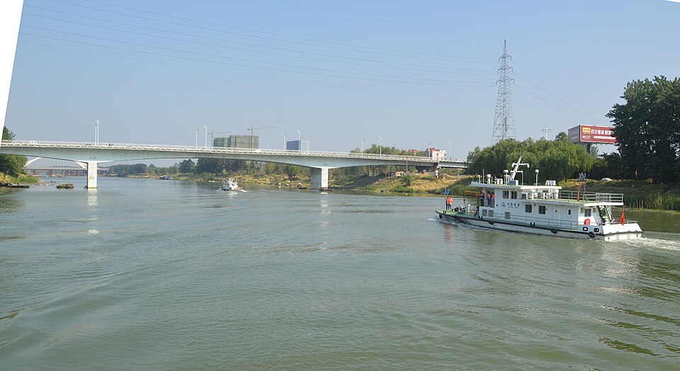 Shaying River flowing through Fuyang