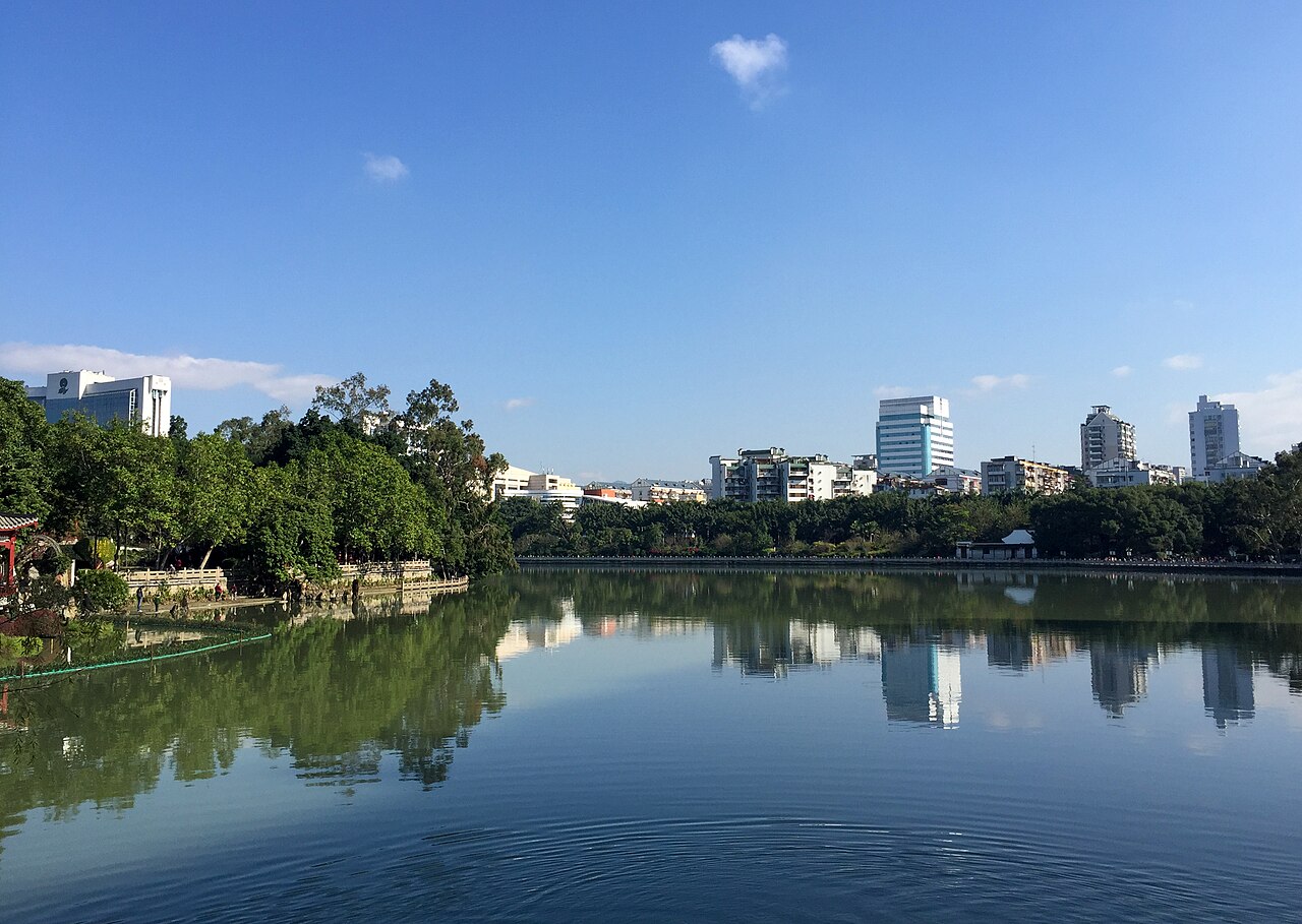 West Lake park in Fuzhou