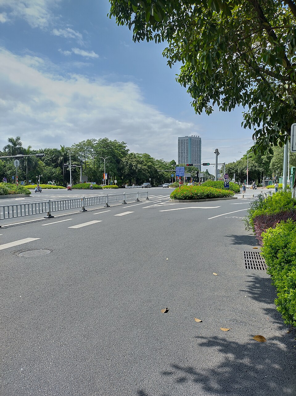 Street junction in Guigang Guangxi