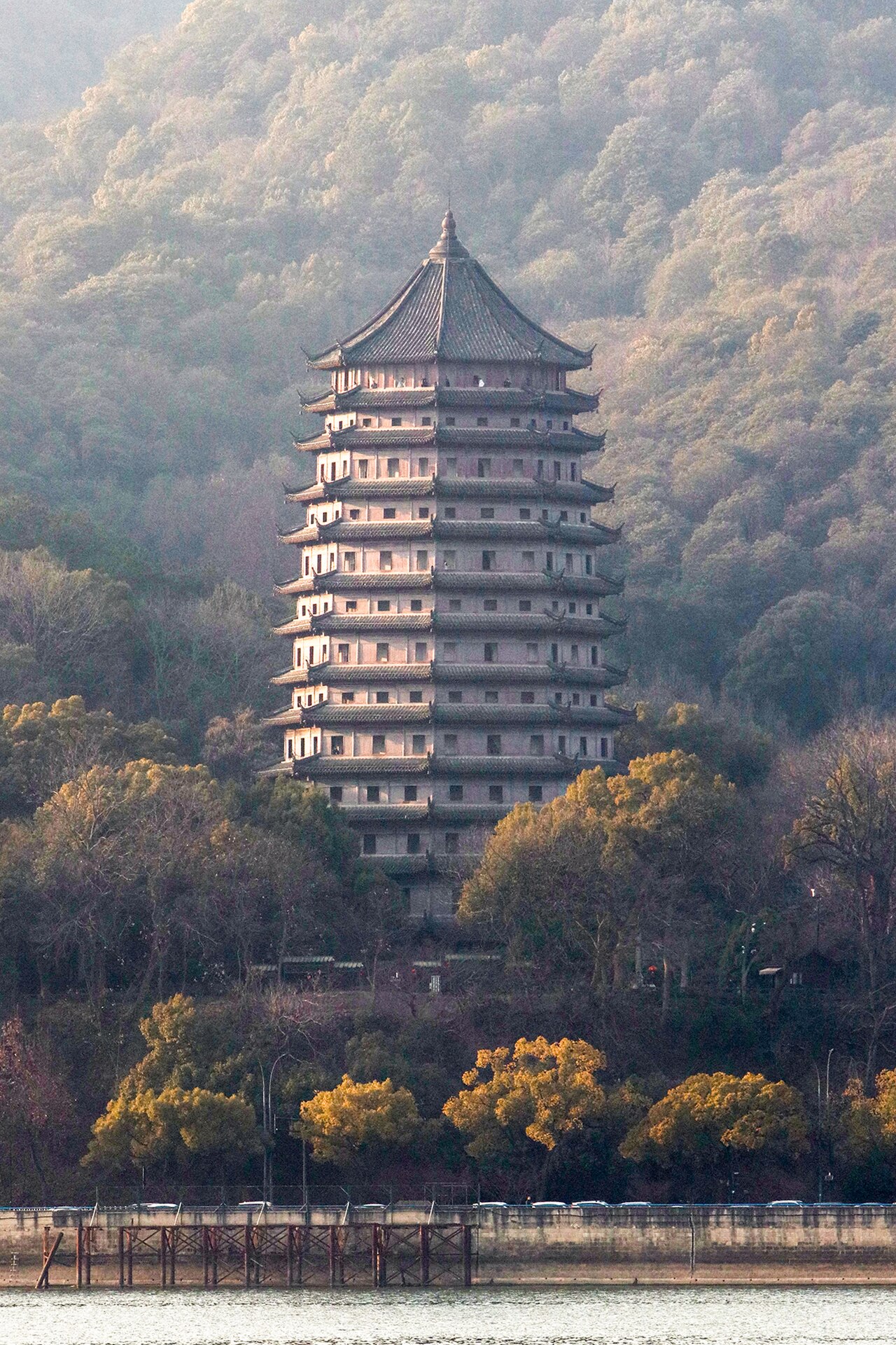 Liuhe Pagoda by the Qiantang River