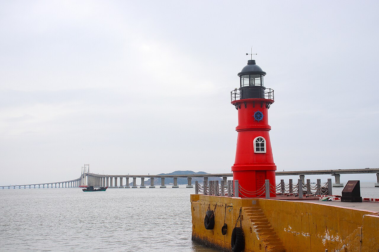Nan'ao Bridge seen from Changshanwei Lighthouse
