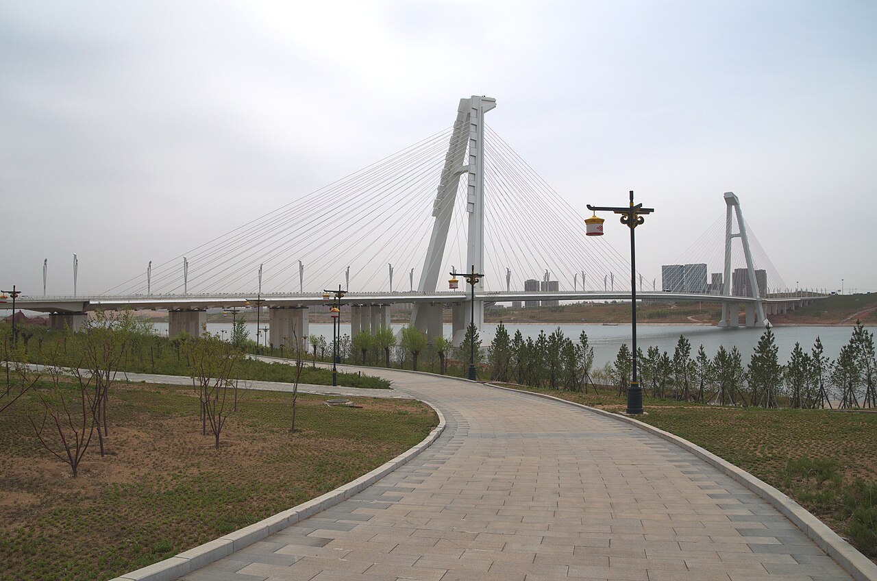 Bridge in Kangbashi Ordos