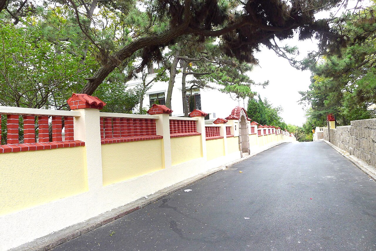 Street scene of Badaguan, Qingdao