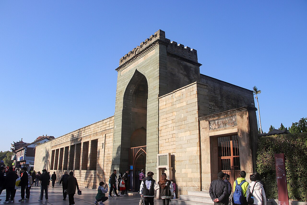 Stone gateway of the Qingjing Mosque on Tumen Street, Quanzhou