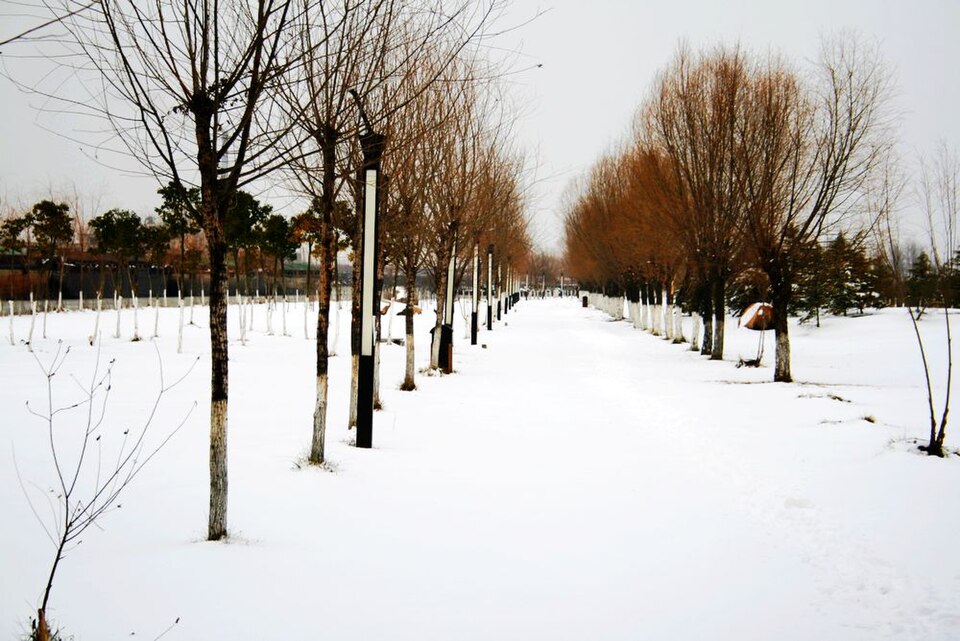Grand Canal scenic belt in Suqian