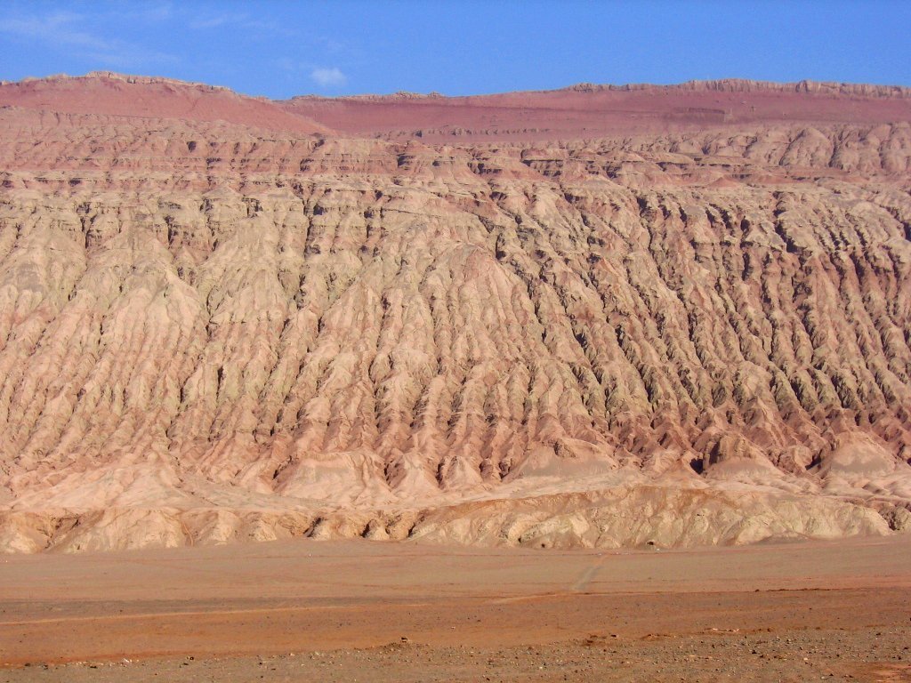 Flaming Mountains, Turpan: Red Ridges, Journey to the West and Late Light