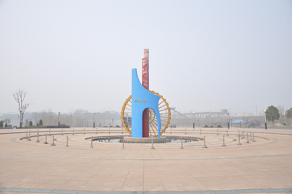 Riverside park in Anlu Xiaogan