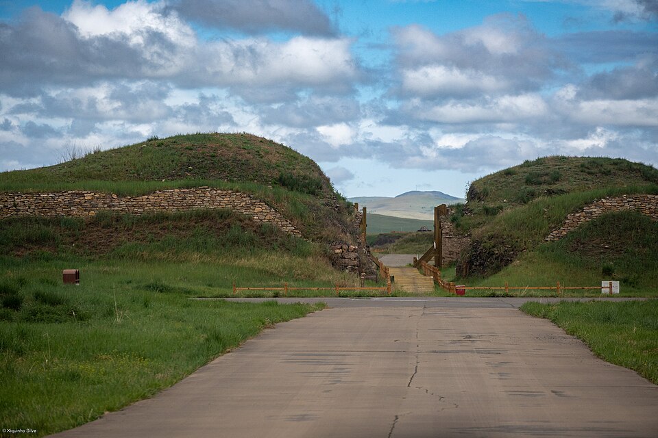 Shangdu Xanadu ruins landscape in Xilingol Inner Mongolia