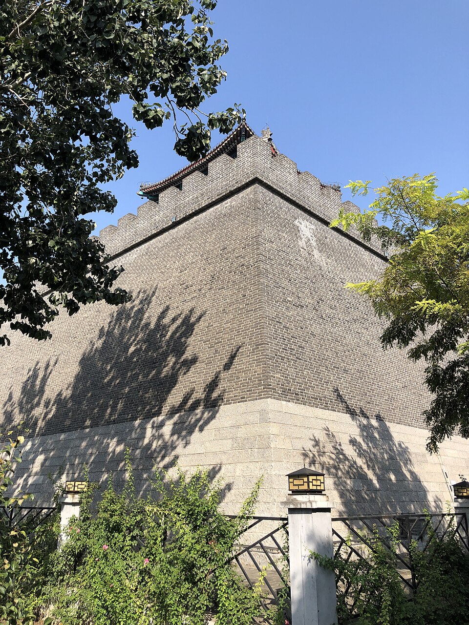 Ancient city wall ruins site in Xingtai