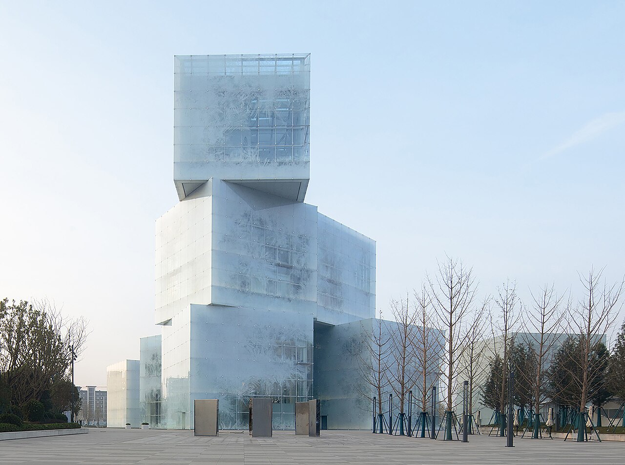 modern cultural building in Xinxiang area