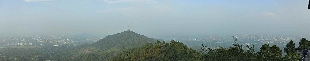 panorama from Jingting Mountain summit