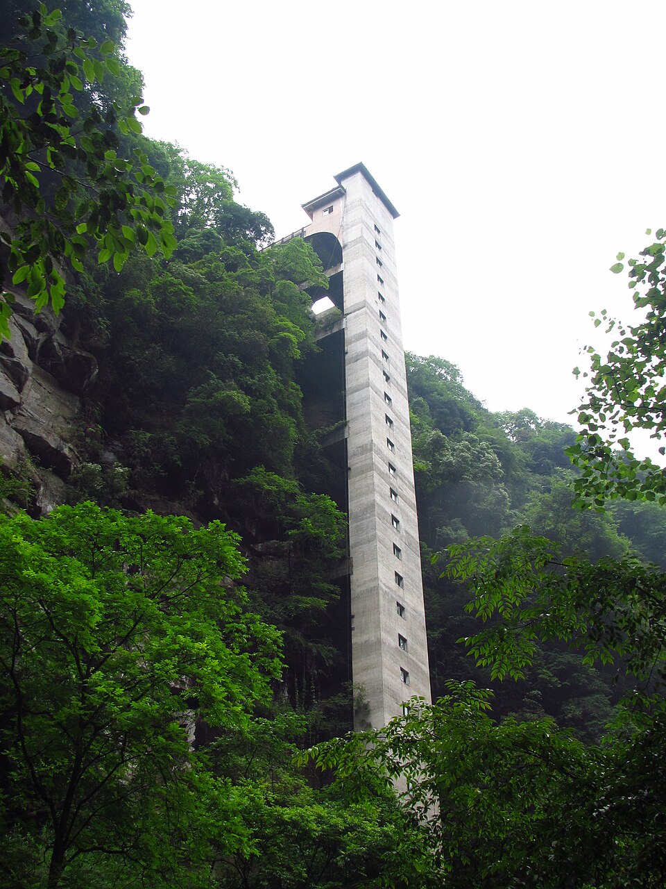 Bifengxia gorge cliffs near Ya'an