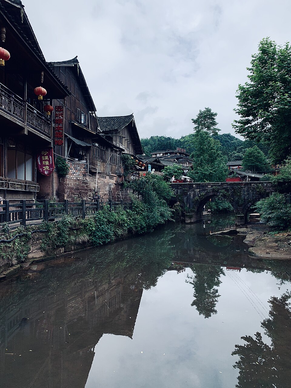 Stone lane in Shangli Ancient Town