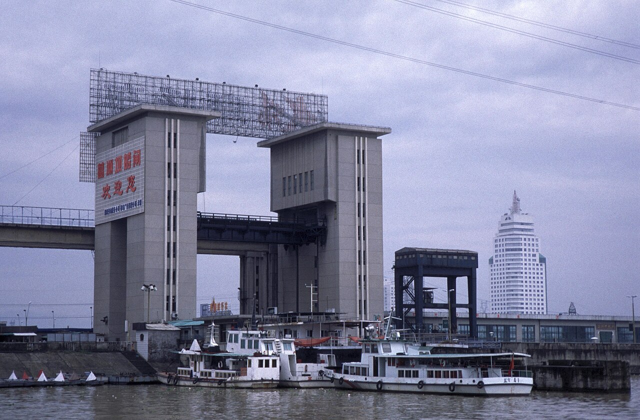 Gezhouba Dam on the Yangtze at Yichang