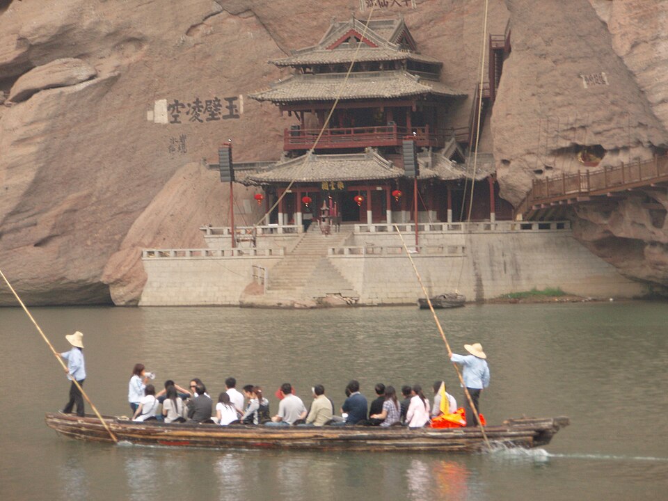 River and rock formations at Longhu Mountain Yingtan