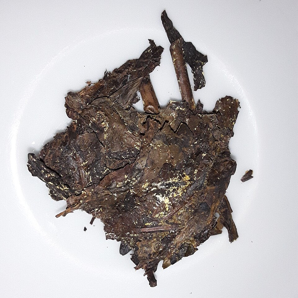 Anhua Fuzhuan fermented dark tea bricks