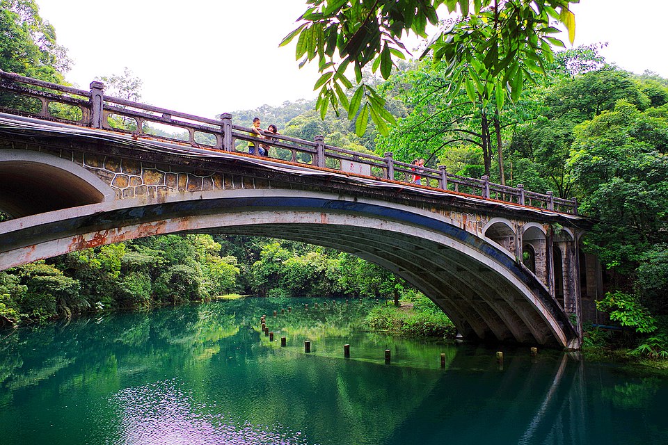 Dinghu Mountain forested slopes in Zhaoqing